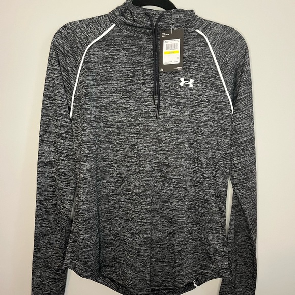Under Armour athletic shirt/hoodie grey -*** NEW! - Picture 1 of 4